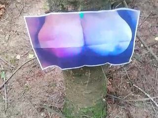 For His Naughty N, Outdoor Public Cum Tribute in the Woods