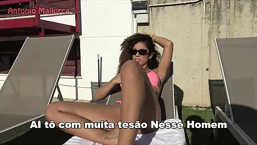 Brazilian Cheating Wife Gets Fucked by the Swimming Pool Cleaner