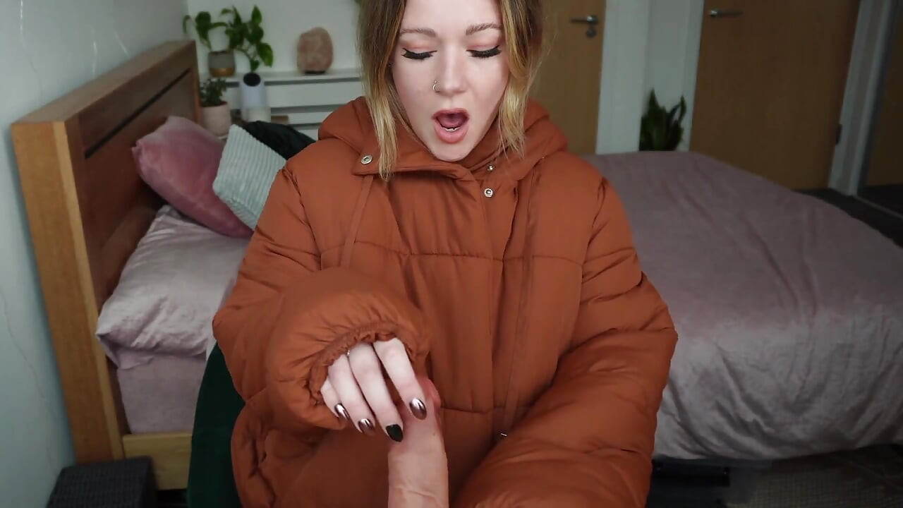 Down Jacket Cock Tease