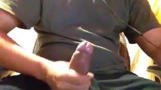 Simply stroking my hard cock