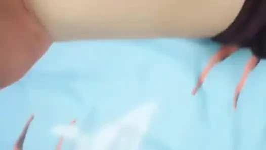 Desi Girl Next Door Casual T-shirt Reveal to Sexy Bra & Denim Shorts