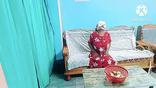 A Lustful Step Mother Unable to Control Her Feelings for Her Step Son - Full Tamil Dirty Talk with Moaning