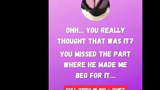 I'm Fucking an 18yo Fan Bareback & Sending It to My Husband at Work