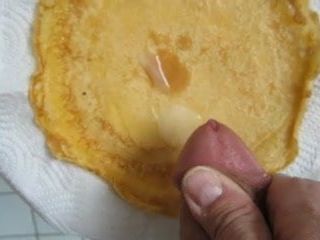 Nachtisch Pfannkuchen mit Schuss pancake with cumshot