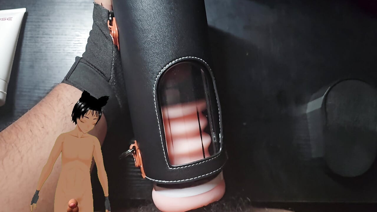 Using an automatic Male masturbator that is someone else is gonna use.