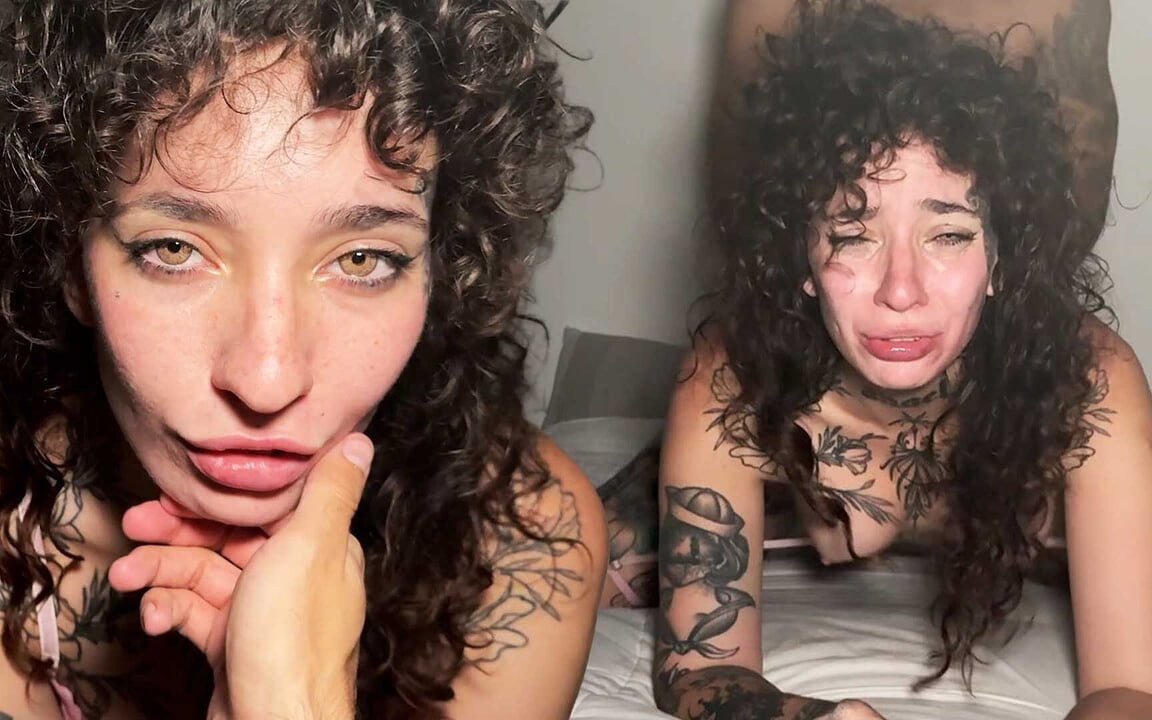 Tattooed Submissive, Hard Sex, Throat Fucking, Face Slapping and Facial!