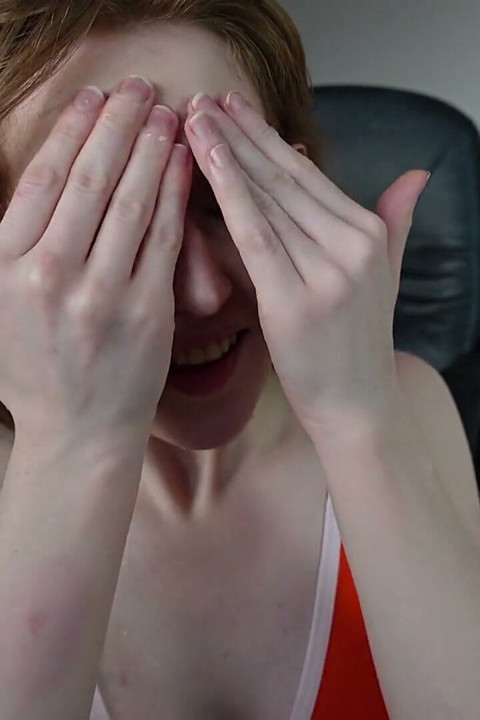 Playing with Cum on My Face