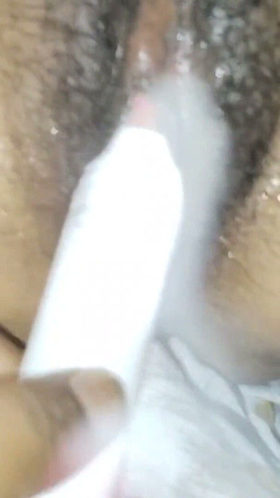 Sister-in-law fucks her pussy with a box | Clip 3