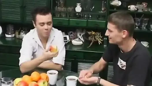 Fucking after a hearty breakfast