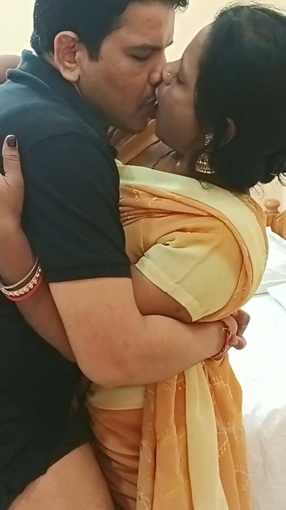 Newly Married Bhabhi best Blowjobs and Hardcore Fucking with Young Devar while wearing Saree | Clip 1