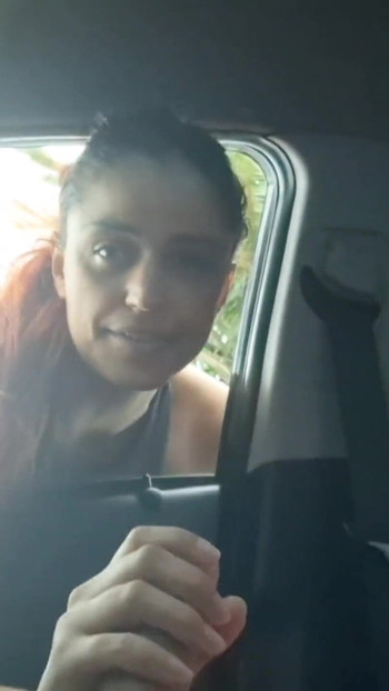 Thrilling moment from "Risky handjob on the street for hottie in public!"