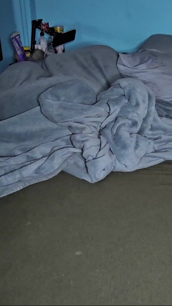Thrilling moment from "stepbrother fucked my friend next to me in bed"