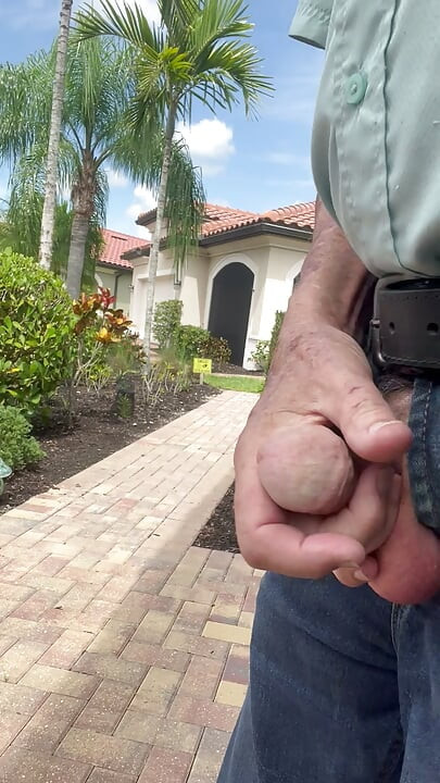 Public Driveway Masturbation