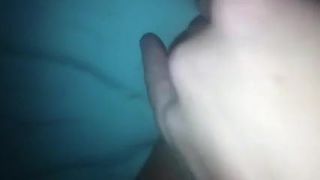Girlfriend playing pussy