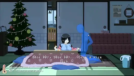 Hentai game - ehefrau mit riesigen titten nimmt harten sex im haus