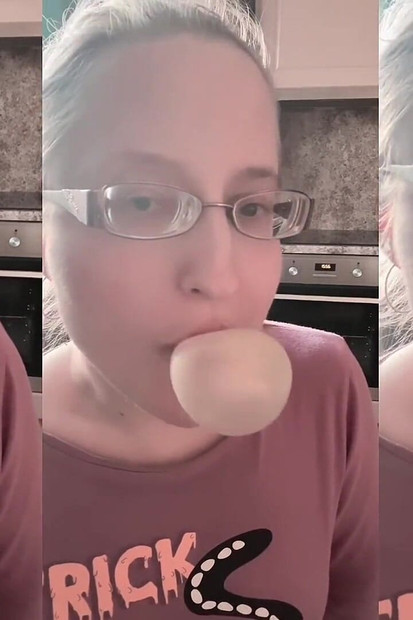 Asmr hatalmas rágógumi hangeffektusok Hallgass fejhallgatóban