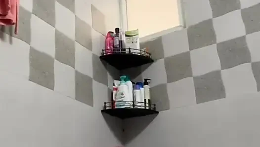 Indian Mom Shower Striptease