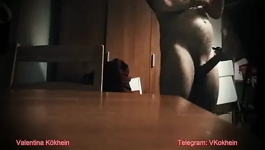 The reality of a submissive wife: Private laughter & Cock slapping. Unscripted.