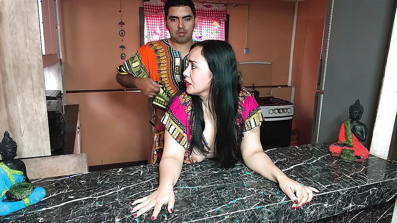 Sex in the kitchen - vacationing in India - Hindi sex