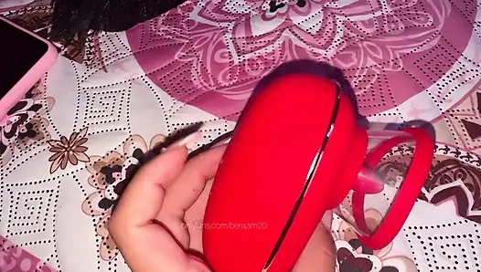 Sucker with sweet tongue, rubs her pussy, soft and virgin