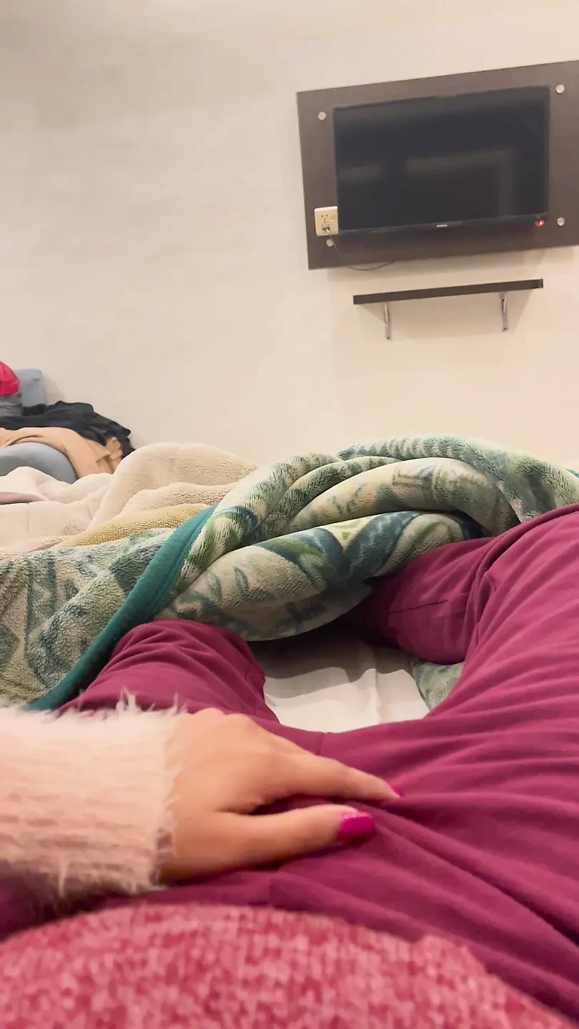 Indian desi bhabhi playing with dick