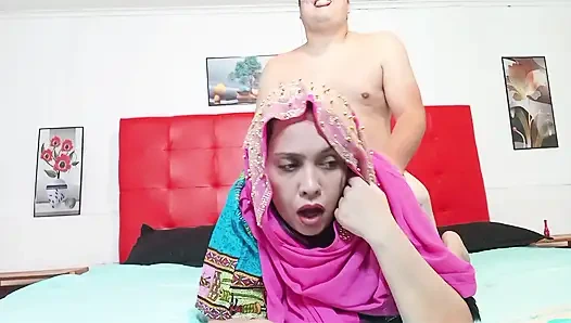 Heiße indische desi-frau gefickt doggystyle