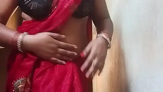 Sexy sister-in-law cooling the heat of her with cucumber