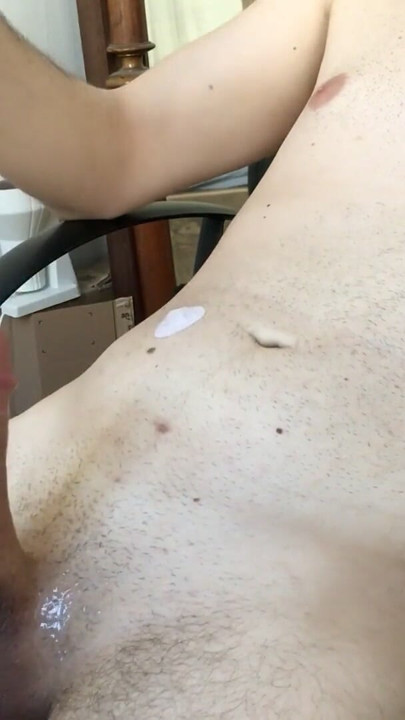 recorded five loud moaning cumshots for my fuck buddy | Clip 1