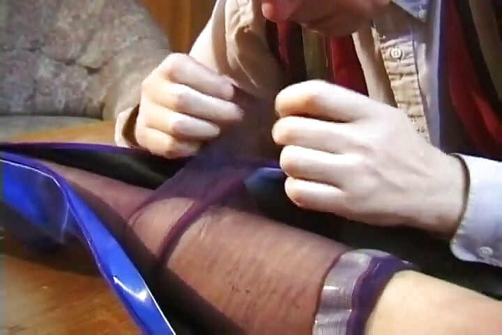 Naughty German Got Her Foot Licked and Cum on Them by an Old Dude