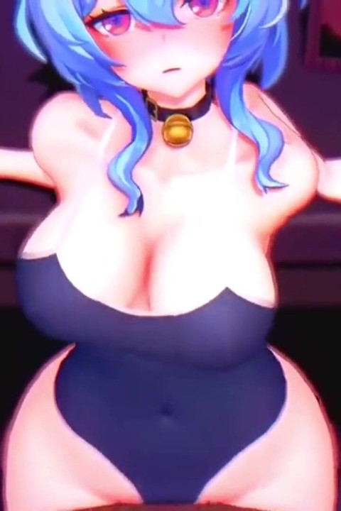 Genshin Impact - Ganyu’s Sloppy Blowjob and Squirting Orgasm - 3D Hentai Animations