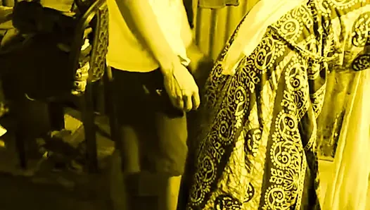 Sexy Cleaning Hot Bhabi Uses Her Amazing Big Boobs To Devar with big cock To Fuck Her