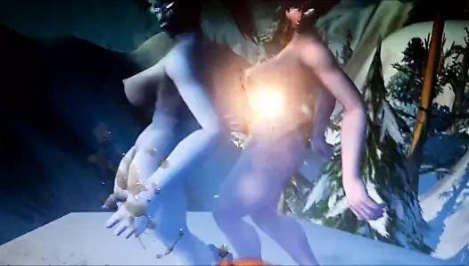 Malieve ve gipsaya video için Cumming