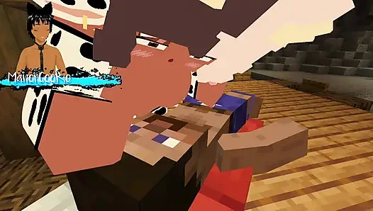 Minecraft Sexcraft The Jenny Mod - melihat apa yang cassie tawarkan dengan toket besarnya