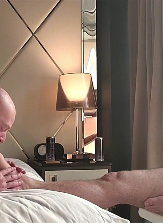 Worshipping Stepdad's Feet Before He Fucks Me