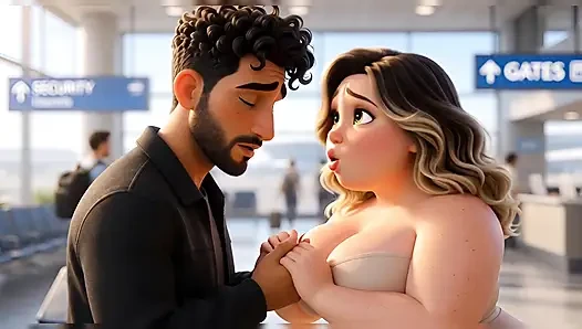 "Curvy Girl Flew For Holiday Sex - She Promised To Return" "Short Film