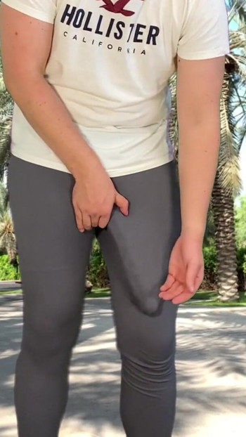 Must-share moment from "Huge cock public teasing and risky cumshot"