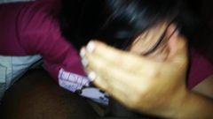 Blowjob With Cum in mouth - Desi Indian uncut Cock
