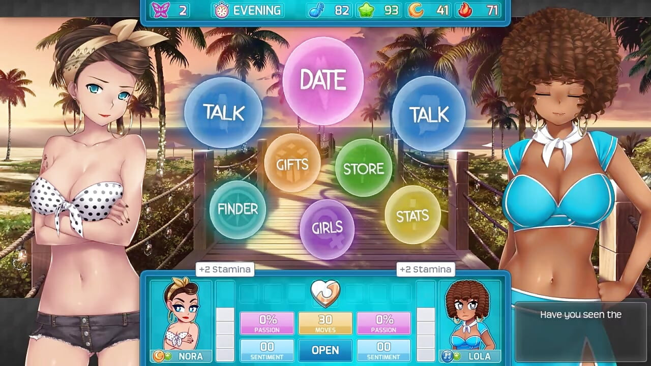 Huniepop 2 - ダブルデート - パート 6 Loveskysan によるエッチなランジェリー ベイビー