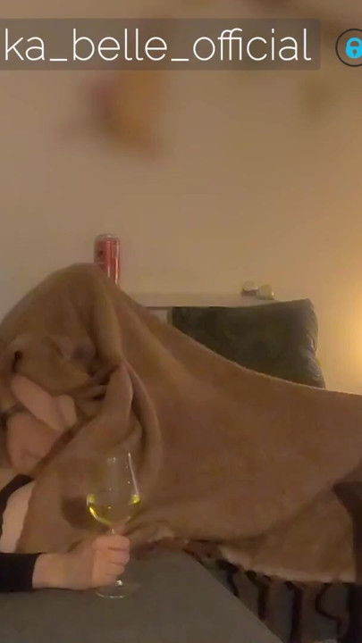Couple in love has nice foreplay while watching porn on couch pt. 2 +(dirty) talk | Clip 1