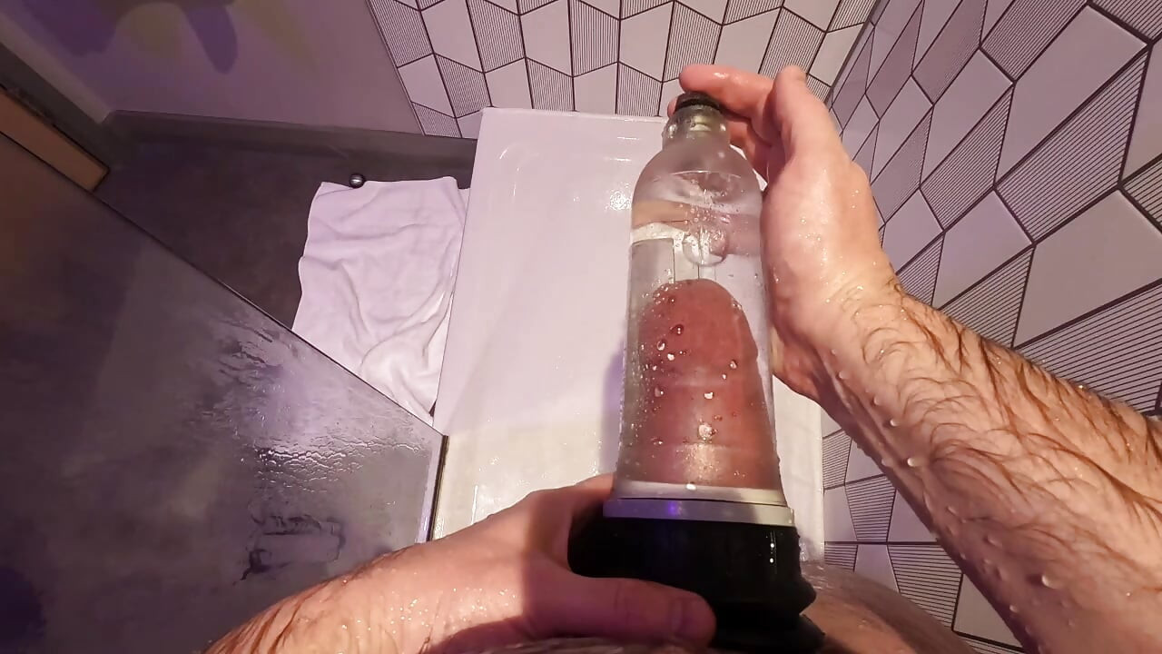 POV Morning Cock Pump with a Big Bear Body