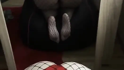 Mükemmel büyük götlü ateşli sarışın öğretmen özel bir Fransızca dersi verdi