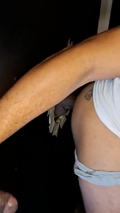 Giving ass to two brunette dicks | Clip 3