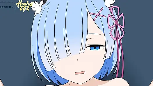 Subaru rem anal CREAMPIE zu zero hentai, UNzensierte animation