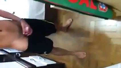 punheta espelho short