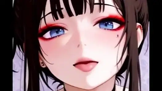 SCHÖNES HENTAI-MÄDCHEN WIRD VON IHREM FREUND RICHTIG HART GEFICKT