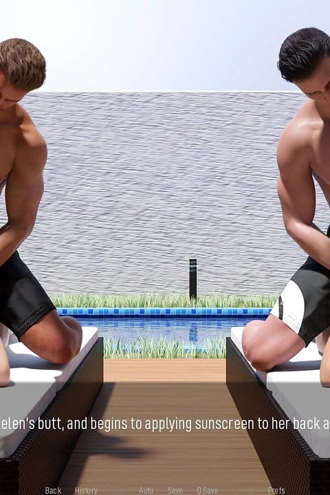Shared Desire: Sexy Hot Wives in Bikini by the Pool - Episode 10
