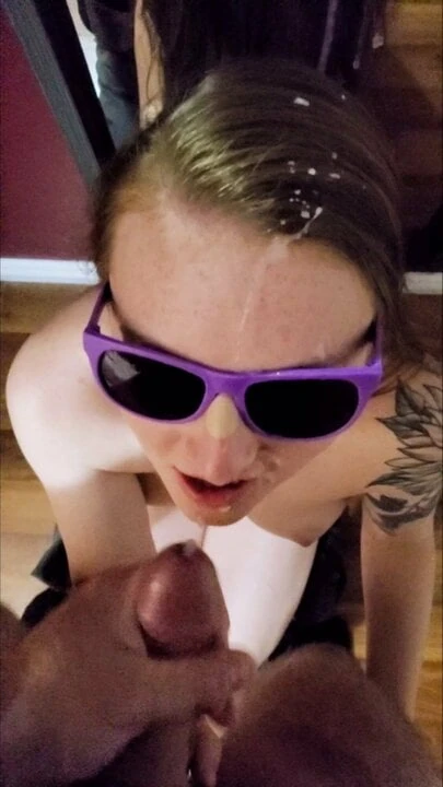 Canadian Ginger takes HUGE facial