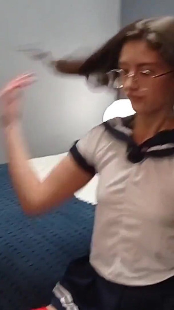 Emotional moment from "UNRELEASED UNFORGETTABLE SHANAXNOW 18YO SAILOR MOON COSPLAY"