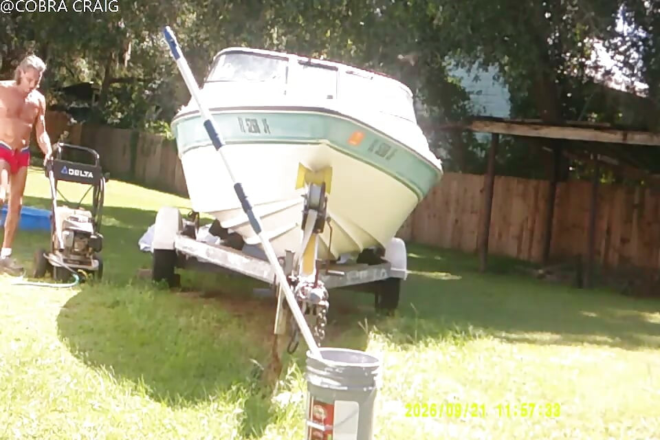 9-21-26 COBRA STARTS THE BOAT THE WHOLE TIME BIT CH ING THE LADY NEXT DOOR IS A HI IQ MORON AND THE LOVE BUGS.