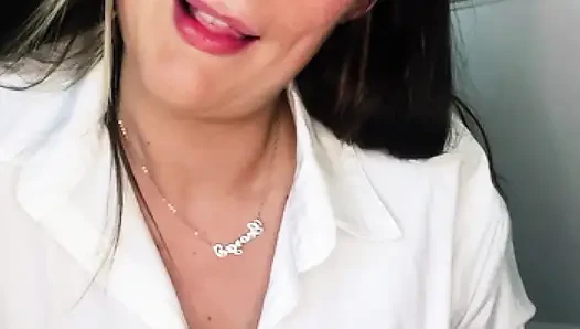 Versaute britische lehrerin verführt dich ASmr wichsanleitung